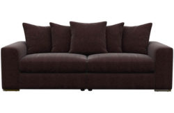 Florentine Extra Large Fabric Sofa - Plum